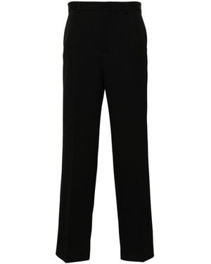 Gucci Logo-Embroidered Pants - Black