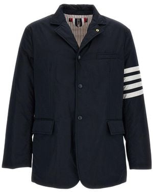 Thom Browne Dark Regular Jacket - Blue