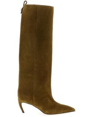 The Attico 'Lea' Boots - Green