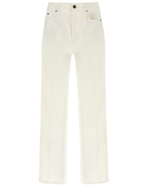Balmain Embroidery Jeans - White