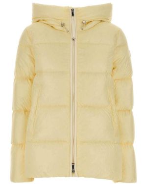 Moncler Quilted Hood Jacket - Yellow