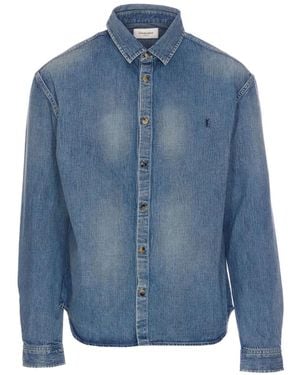 Saint Laurent Denim Shirt - Blue