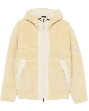 Napapijri Textured Hood Jacket - Natural