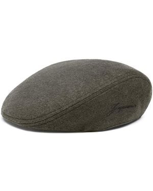 Jacquemus Solid Beret Hat - Gray