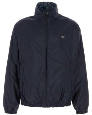 Prada Logo Jacket - Blue