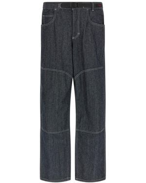 Gramicci 'Japanese Chambray Double Knee' Jeans - Grey