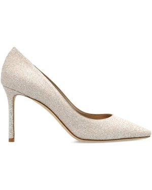 Jimmy Choo Soft Slip On Heels - White