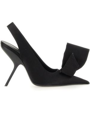 Ferragamo Slingback Pumps - Black