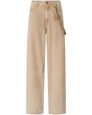 Pinko Loose High Rise Jeans - Natural