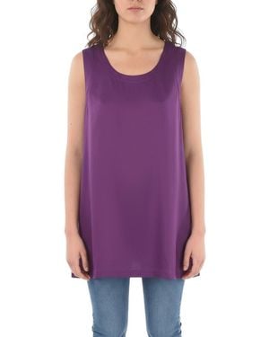 Woolrich Scoop Neck Top - Purple