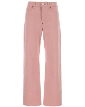 KENZO Straight Leg Jeans - Pink