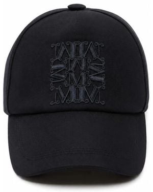 Max Mara Embroidered Baseball Cap - Blue
