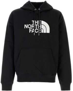 The North Face Logo Relaxed Hoodie - Black