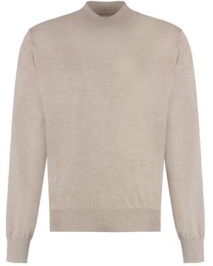 Bottega Veneta Mock Collar Sweater - White