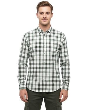 DSquared² Regular Check Shirt - Gray