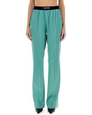 Tom Ford Relaxed Pajamas Pants - Green