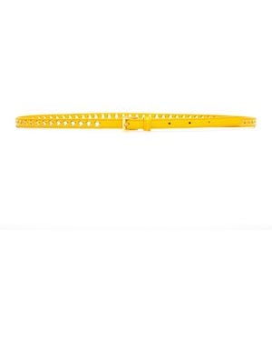 Prada Eyelets Buckle Belt - Yellow