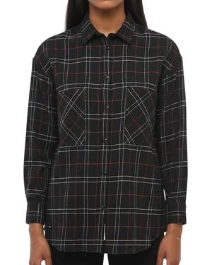 Woolrich Regular Checks Shirt - Black