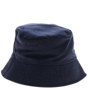 Woolrich Logo Bucket Hat - Blue
