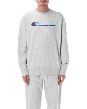 Champion Crew Neck Sweatshirt - Gray