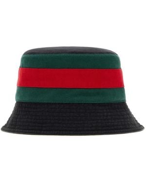 Gucci Signature Color Block Bucket Hat - Red