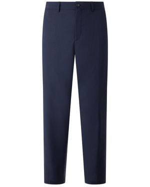 BOSS Flat Front Pants - Blue