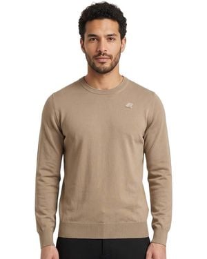 K-Way Crew Neck Sweater - Brown