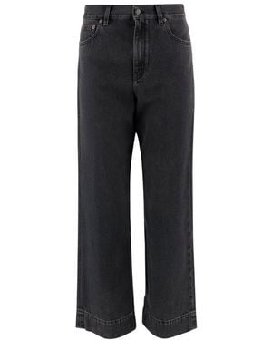 Chloé Relaxed High Rise Jeans - Black