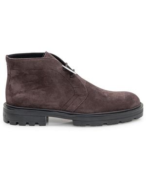 Hogan Solid H673 Boots - Brown