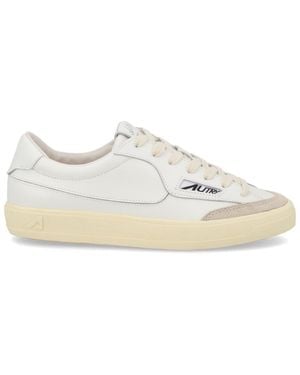 Autry Lace Up Sneakers - White
