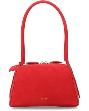 Alaïa Le Bouledogue Small Shoulder Bag - Red