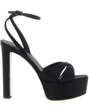 Le Silla Ankle Strap Heels - Black