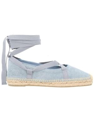 Castañer Ankle-Tie Espadrilles - Blue