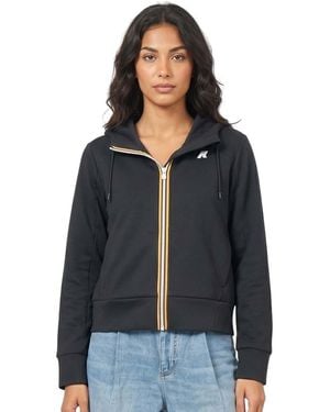 K-Way Solid Hood Sweatshirt - Black