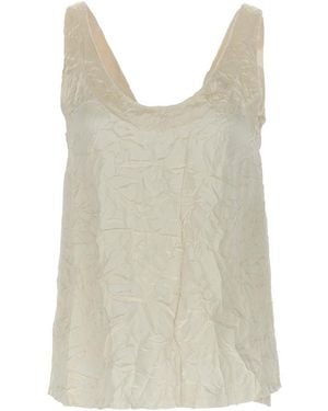Lanvin Ivory Viscose Top - Natural