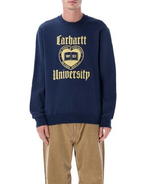 Carhartt Logo Sweatshirt - Blue