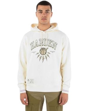 Neil Barrett Relaxed Graphic Hoodie - White