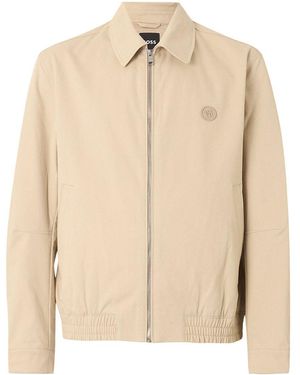 BOSS Shirt Collar Jacket - Natural