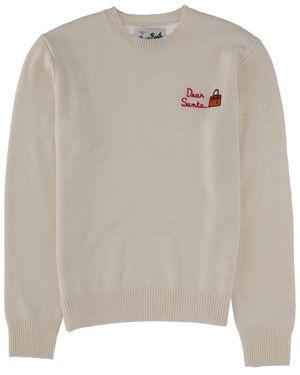 MC2 Saint Barth Embroidered Crew Neck Sweatshirt - Grey