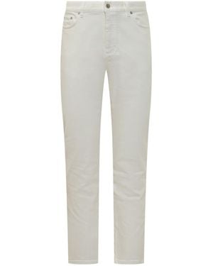 ZEGNA Straight Mid Rise Jeans - Gray