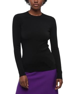 Givenchy Solid Crew Neck T-Shirt - Black