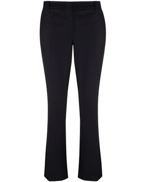 L'Autre Chose Mid-Rise Cropped Pants - Blue
