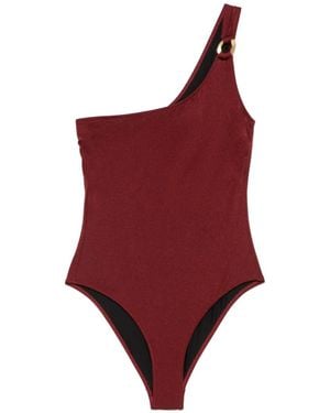 Anjuna Asymmetric Swimsuit - Red