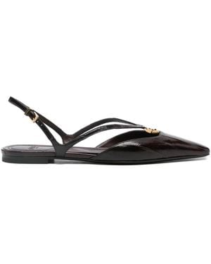 Fendi Slingback Sandals - Black