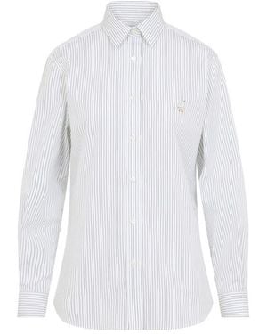 Moschino Slim Stripes Shirt - White