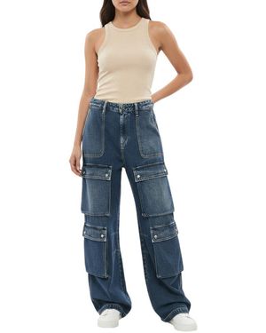 DIESEL Relaxed Low Rise Jeans - Blue