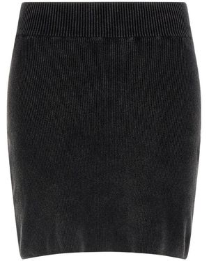 Alexander Wang Chenille Skirt - Black