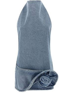 Magda Butrym 'Denim 10 Dress' Dress - Blue