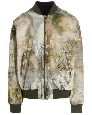 Balmain Reversible Bomber Jacket - Green