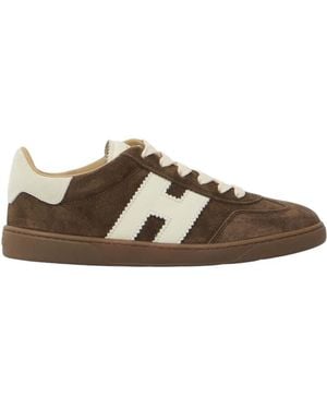 Hogan Logo Cool Sneakers - Brown